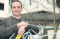 Georg W. Bertram an seiner neuen Wirkungsstätte. Foto:FU