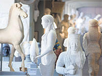 Rund 2000 Stücke umfasst die Abguss-Sammlung – sie lädt die Besucher ein, sich der antiken Welt zu nähern.
