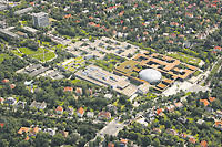 Campusleben Dahlem Luftaufnahme