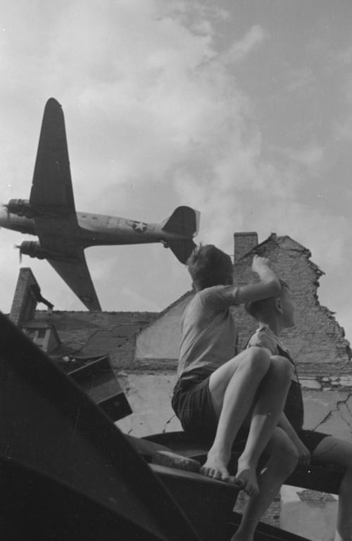 The American and British Allies bore the brunt of supplying the population of West Berliners with the most needed goods during the Berlin Airlift.