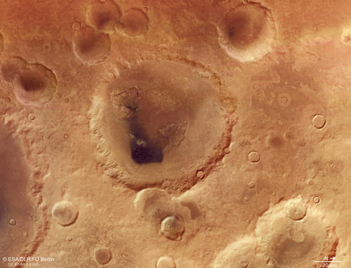Der sogenannte Neukum-Krater
