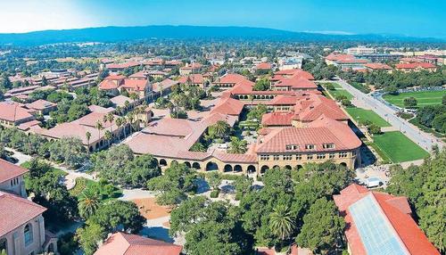 The campus of Stanford University in California