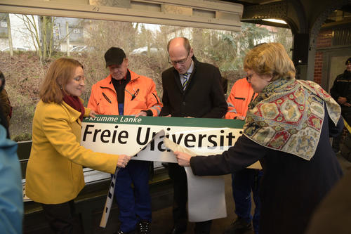 Der U-Bahnhof Thielplatz erhält den Namen Freie Universität