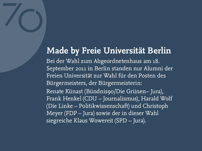 Made by Freie Universität