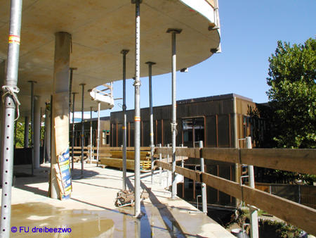 Detail der Baustelle Ende September 2002