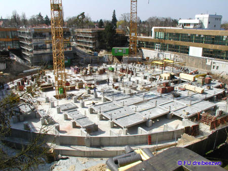 Die Baustelle im April 2002 - Teil 1