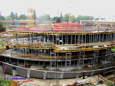 Die Baustelle im August 2002