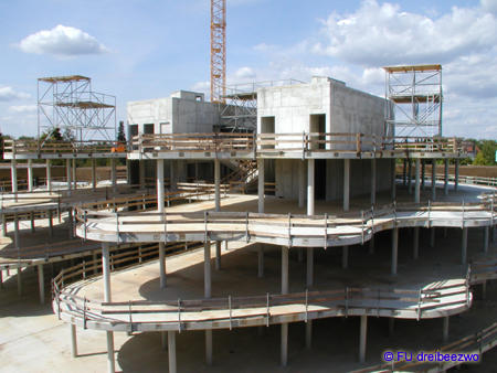 Die Baustelle im August 2003