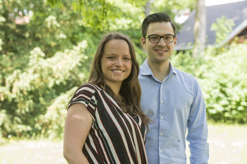 Natalie Barth und David Böhme studieren Europawissenschaften, ein gemeinsamer Studiengang von Freier Universität und Technischer Universität. Zusammen mit ihren Kommilitoninnen und Kommilitonen organisierten sie den „March for Europe“ in Berlin.