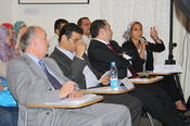 The Jury: Dr Helmut Blumbach (DAAD Bonn), Dr. Abdel Nasser Tawfik (MTI Cairo), Dr. Omar Sherif (Cairo University), Dr. Heba Aguib (TU Berlin) commented on the presentations