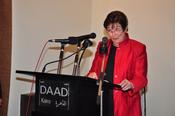 Dr. Dorothea Rüland, Director of the Center for International Cooperation, during her presentation of the new office