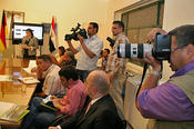 Press conference at the launch of the Liaison Office of Freie Universität Berlin in Cairo, 26 April 2010