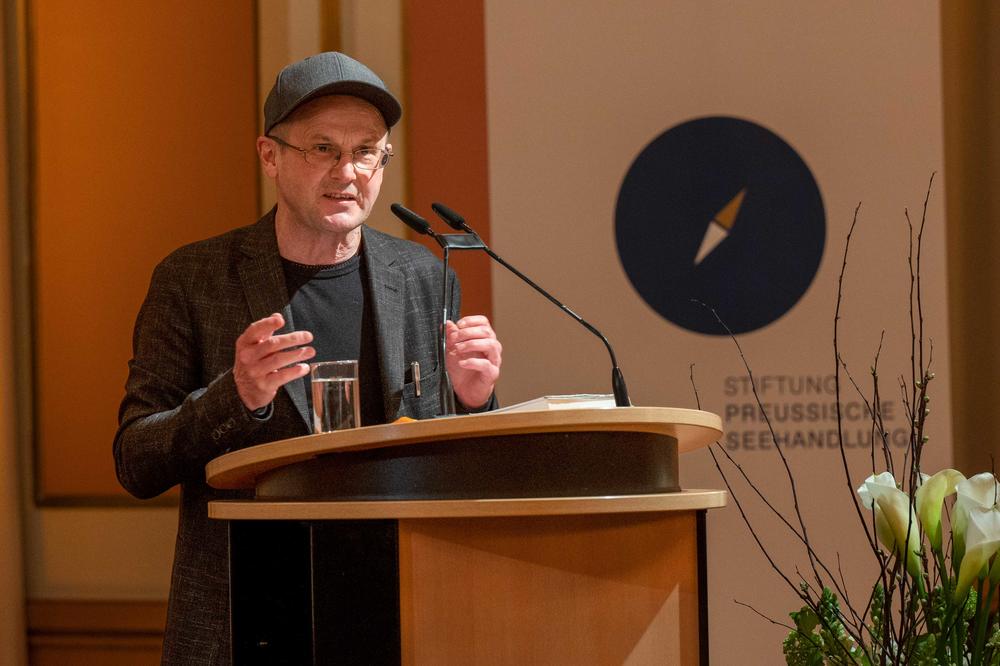 Steffen Mensching ist der erste Berliner, der mit dem „Berliner Literaturpreis“ der Stiftung Preußische Seehandlung ausgezeichnet wurde.