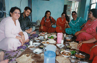 Der erste Tag meiner Reise bei dem Stammesführer am 12.7.2000  in der Stadt Halabja