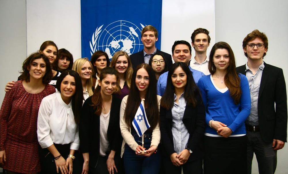 FU-Delegation NMUN 2015 Israel
