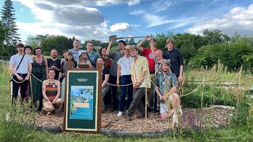 Gruppenbild der Gartengemeinschaft