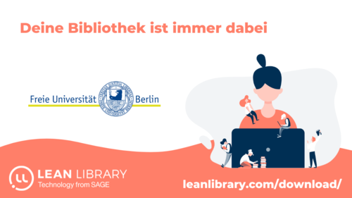 Deine Bibliothek, immer dabei - Lean Library, Freie Universität Berlin
