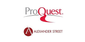 Logos der Verlage ProQuest / Alexander Street